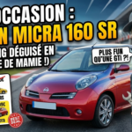 Nissan Micra 160 SR noire occasion sportive pas chère avec mécanicien