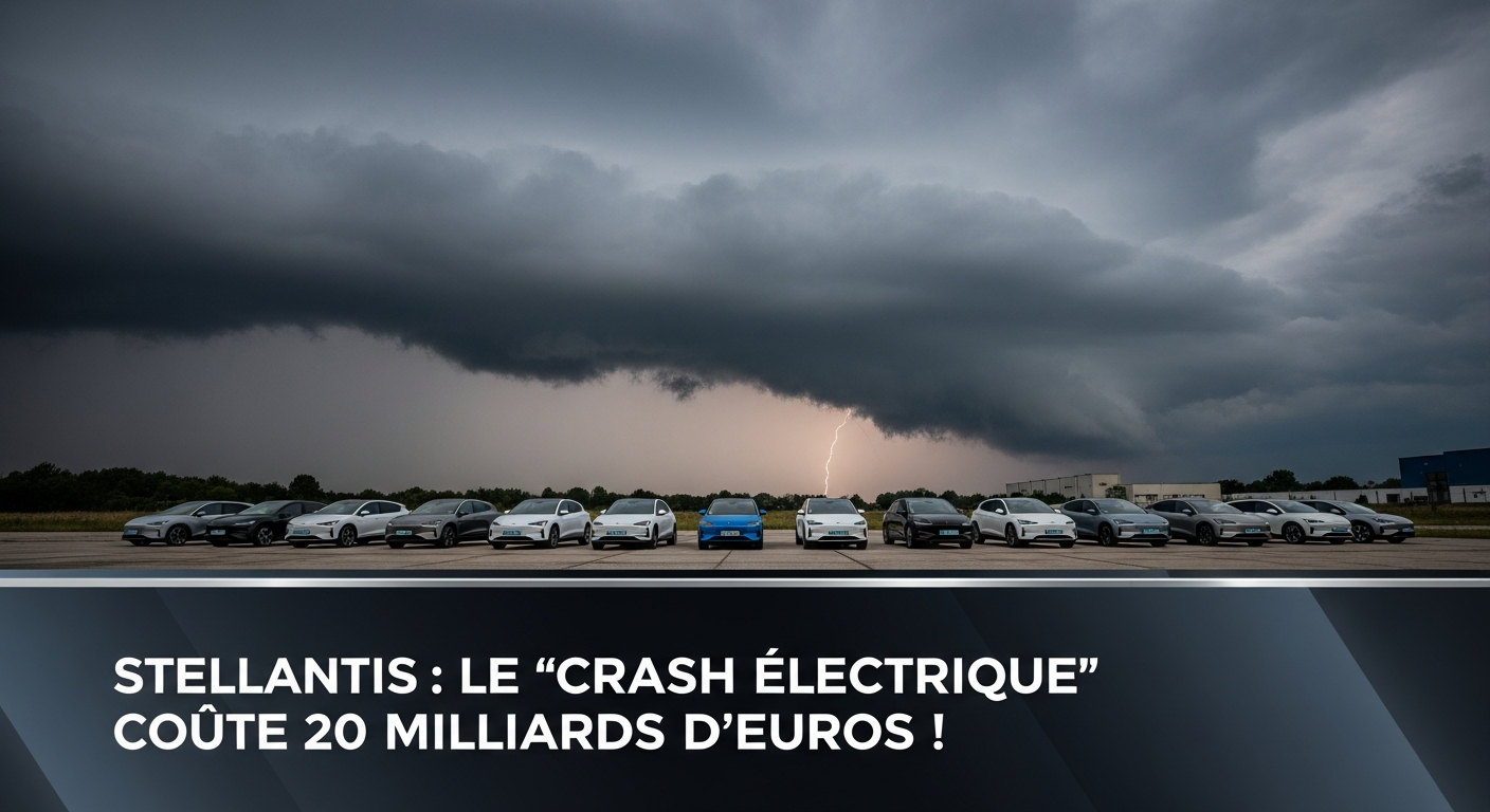 Derrière les communiqués lisses, Stellantis affronte une dépréciation colossale de 20 milliards d'euros. Son virage électrique, tant vanté, vire au cauchemar industriel et financier, menaçant l'avenir de plusieurs marques emblématiques.