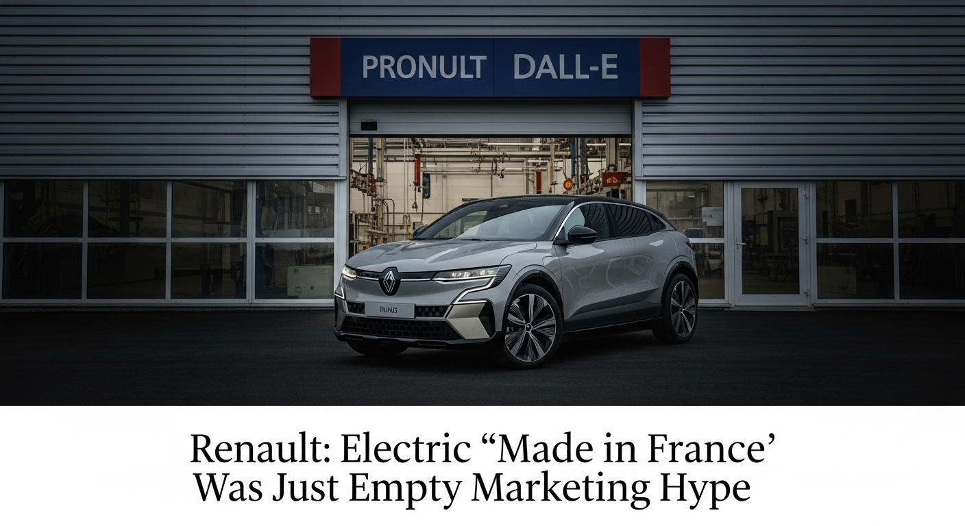 Le mythe du véhicule électrique 'Made in France' s'effondre. Renault délocalise sa production en Espagne, trahissant des années de discours marketing. Une manœuvre qui soulève de sérieuses questions sur la maîtrise industrielle et l'avenir de nos chaînes de production.