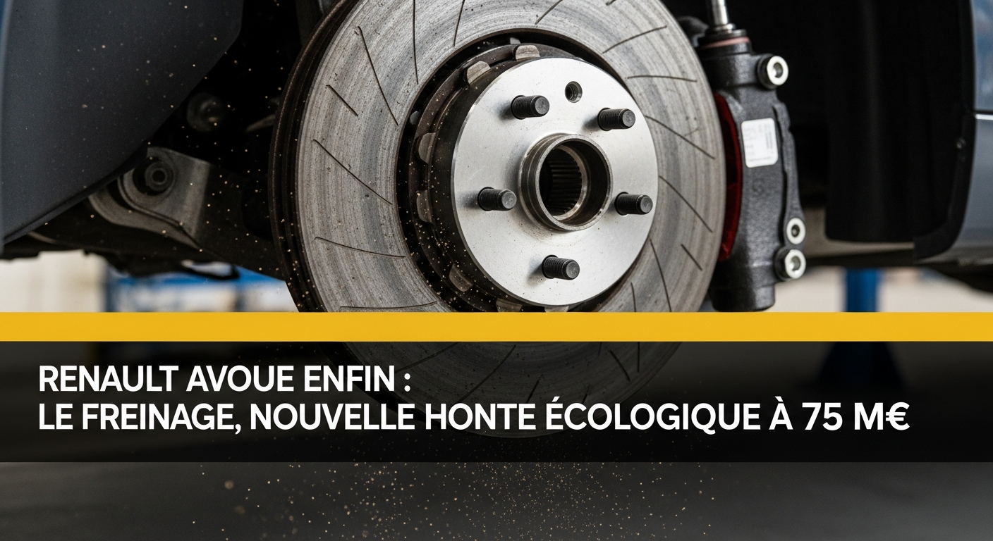 Renault débourse 75 millions d'euros pour des freins "moins polluants", un aveu retentissant. Cette manœuvre tardive pointe du doigt l'impact environnemental désastreux des systèmes actuels et l'omerta technique qui les entoure.