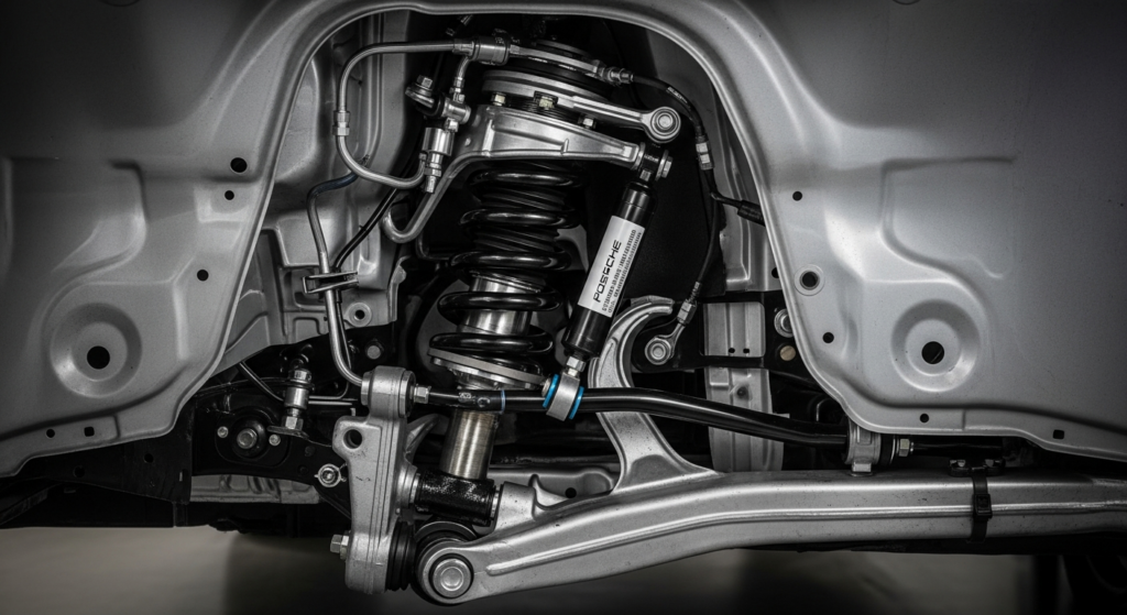 Décryptage : La suspension active Porsche Active Ride du Macan Électrique