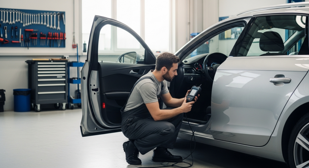 Diagnostic du code P0171 sur une Audi A4 B9