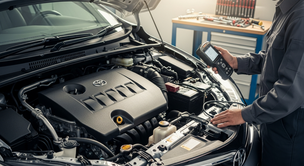 Diagnostic du code P0420 sur la Toyota Corolla XI