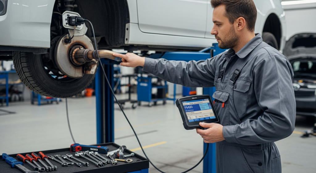 Diagnostic du code défaut P0420 sur la Toyota Prius III