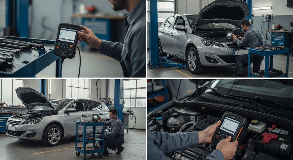 Diagnostic du code P0300 sur la Peugeot 308 II