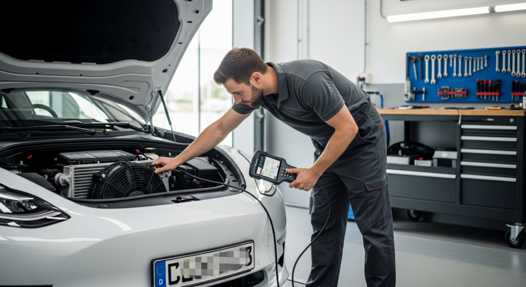 Diagnostic du code P0C7B sur la Tesla Model 3 : Problème de circuit de commande du ventilateur du radiateur