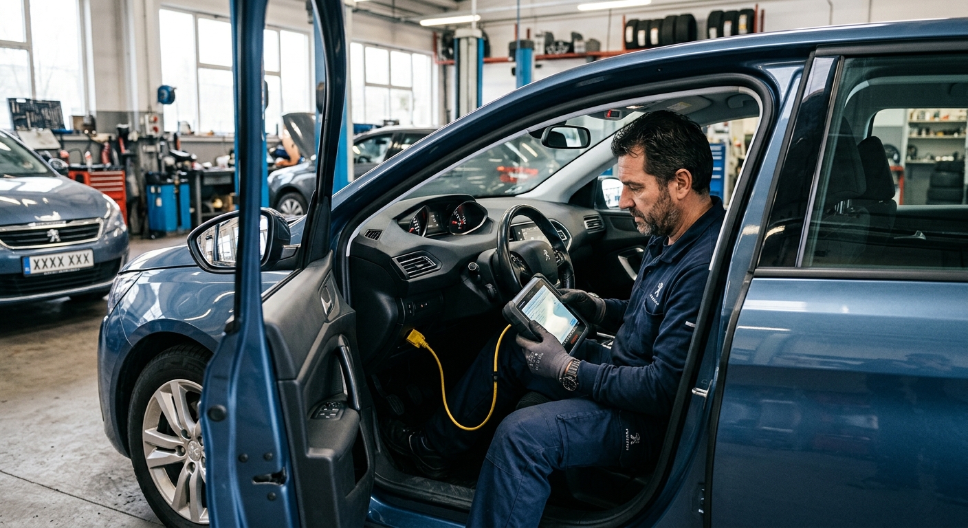 Code U0164 : Perte de communication avec le module de commande de la radio sur la Peugeot 308 II