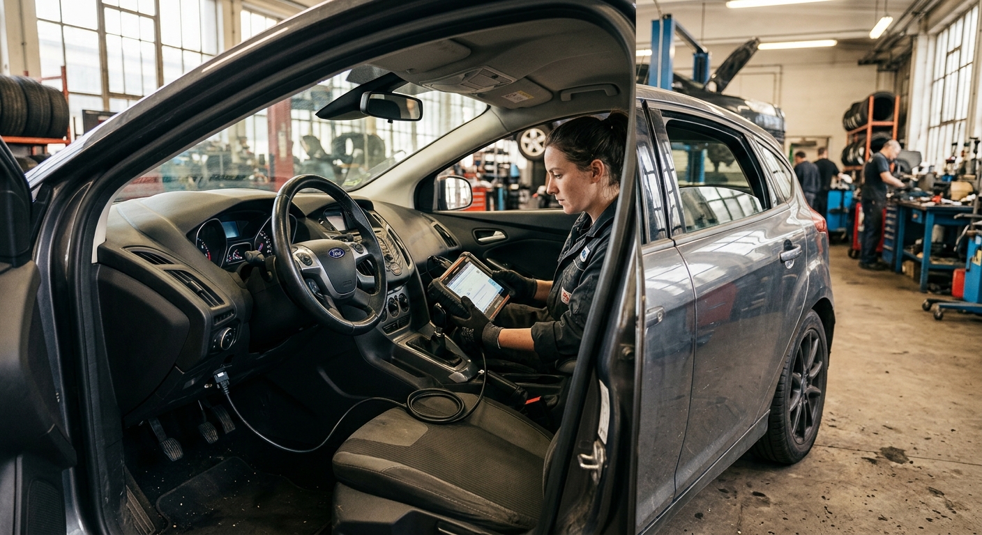 Code P0171 : Mélange air-carburant trop pauvre sur Ford Focus III