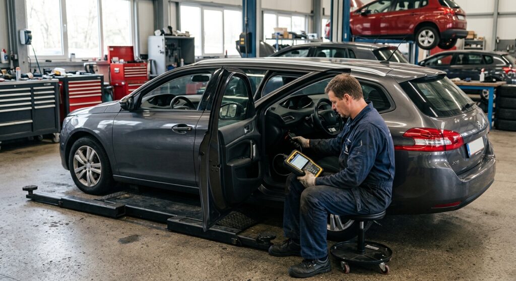 Diagnostic du code P0171 sur une Peugeot 308 II
