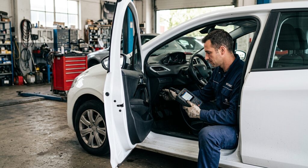Diagnostic du code P0300 sur une Peugeot 208 II