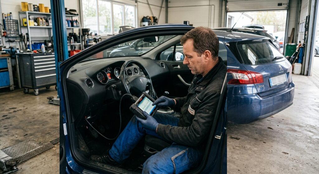 Diagnostic du code P0420 sur la Peugeot 308 II