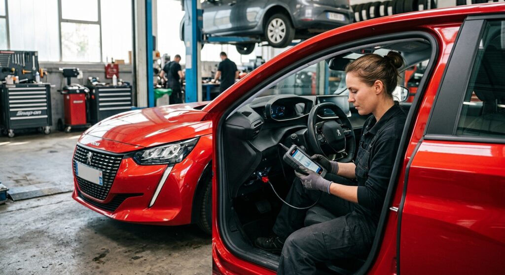 Diagnostic du code P0304 sur une Peugeot 208 II - Ratés d'allumage cylindre 4