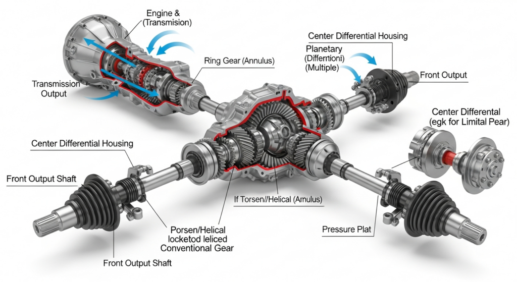 Comprendre le fonctionnement de la transmission intégrale permanente