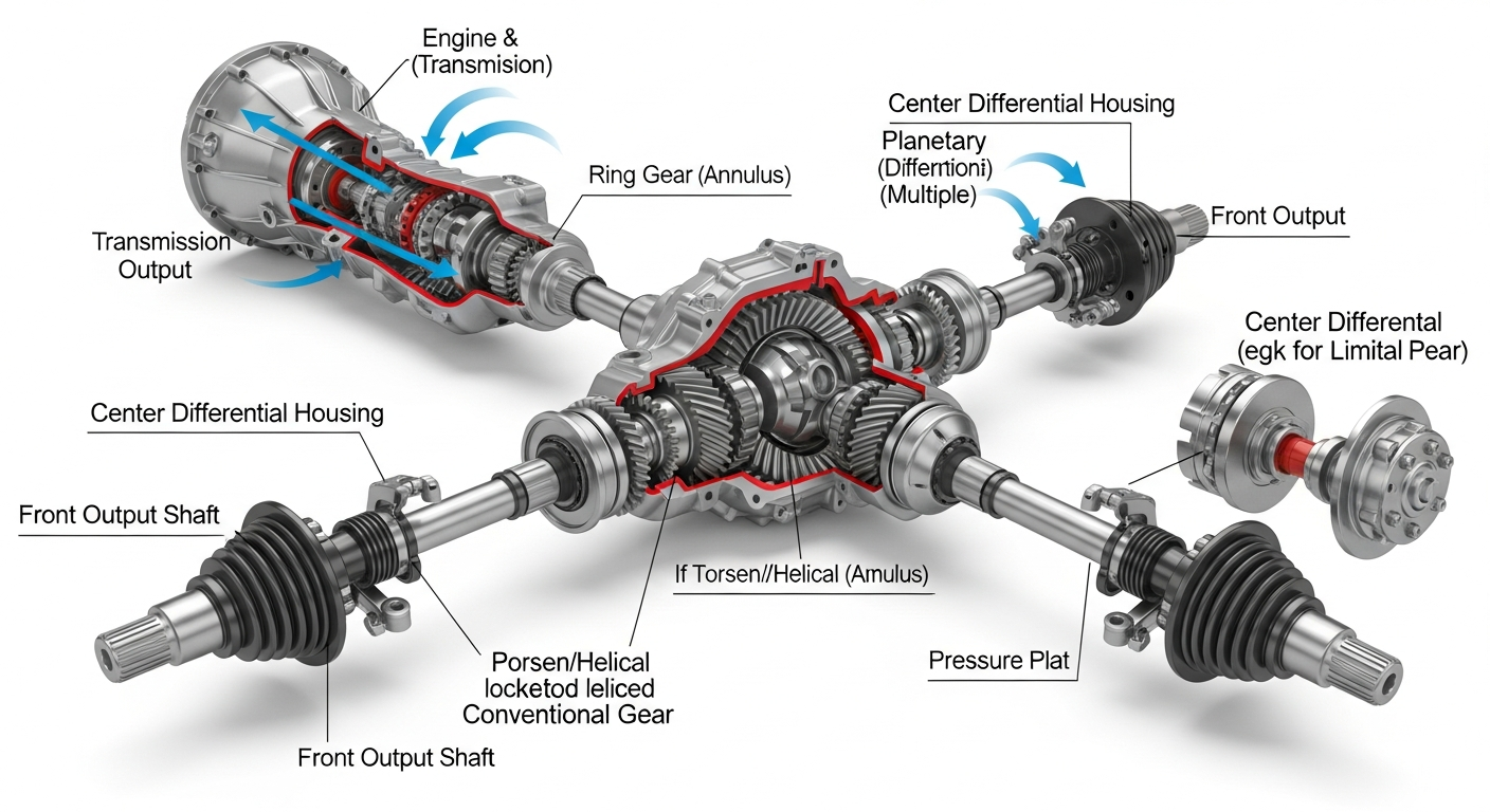 Comprendre le fonctionnement de la transmission intégrale permanente