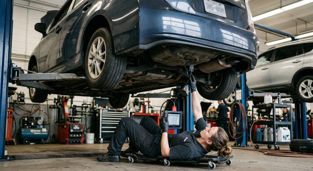 DTC P0420 : Efficacité du système de catalyseur inférieure au seuil (Banque 1) sur une Toyota Prius IV