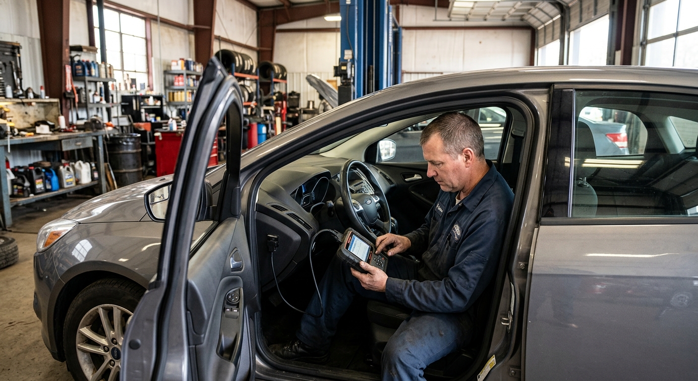 Diagnostic du code P0171 sur une Ford Focus III