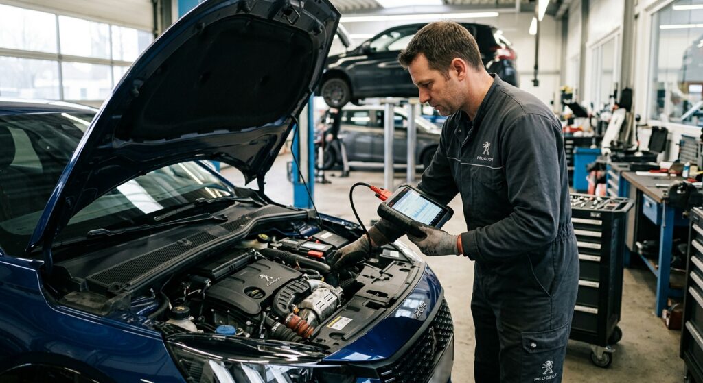Diagnostic du code P0303 sur la Peugeot 208 II