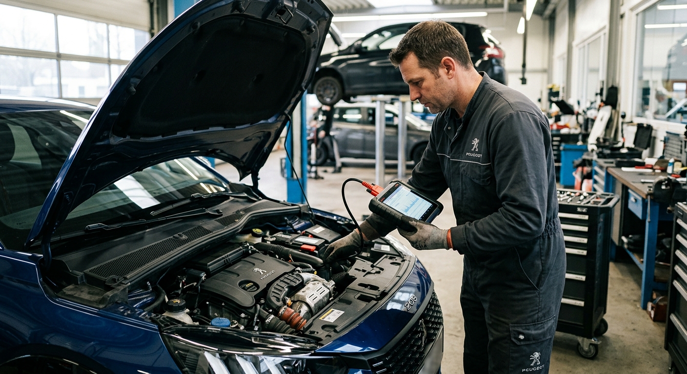 Diagnostic du code P0303 sur la Peugeot 208 II