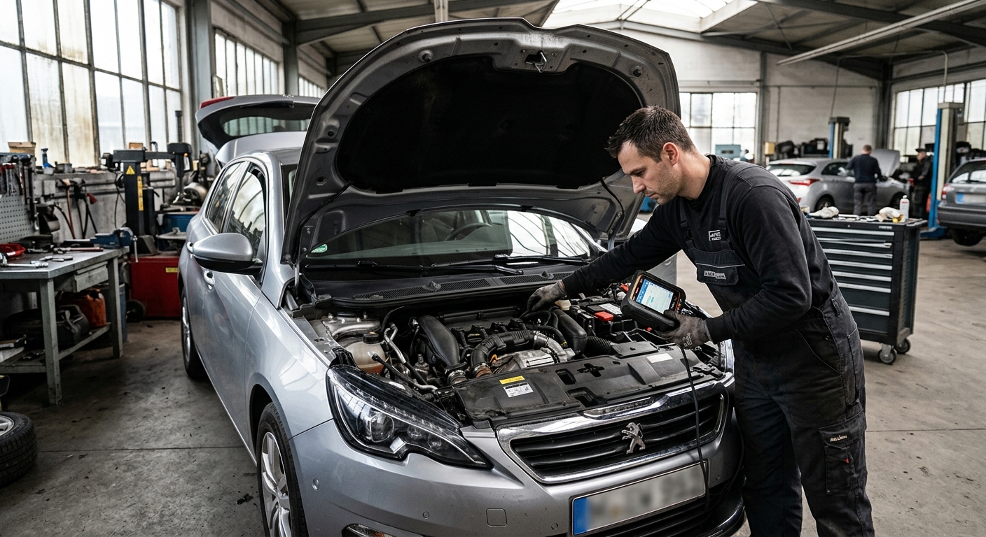 Diagnostic du code P0301 sur une Peugeot 308 II