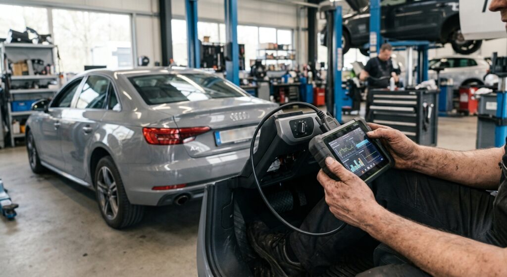 Analyse du code P0171 sur une Audi A4 B9