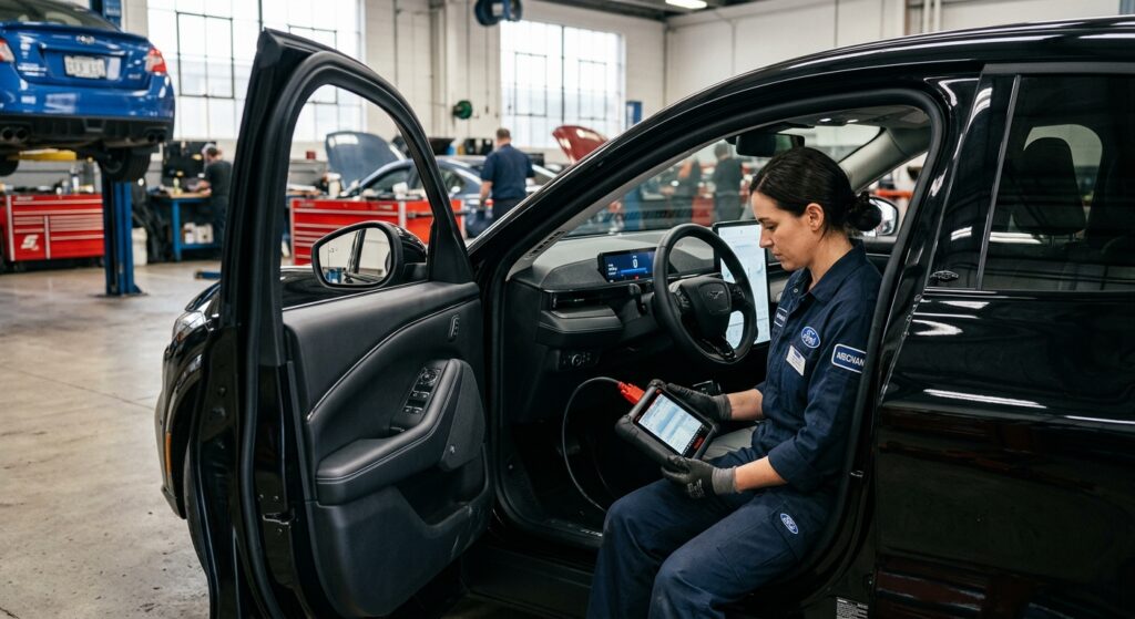 Diagnostic du code P0C7B sur la Ford Mustang Mach-E