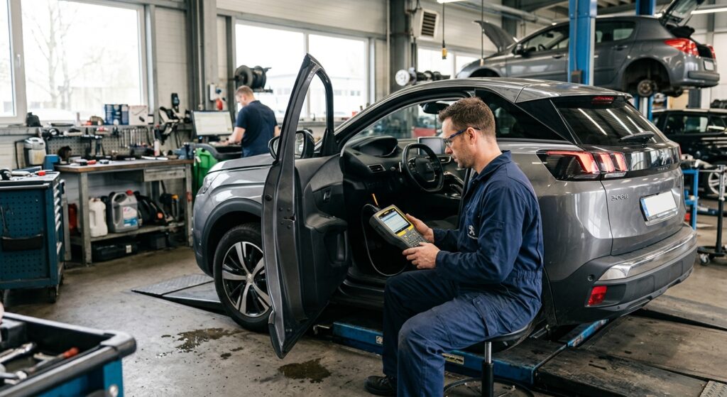 Code P0420 sur Peugeot 3008 II : Catalyseur hors spécifications