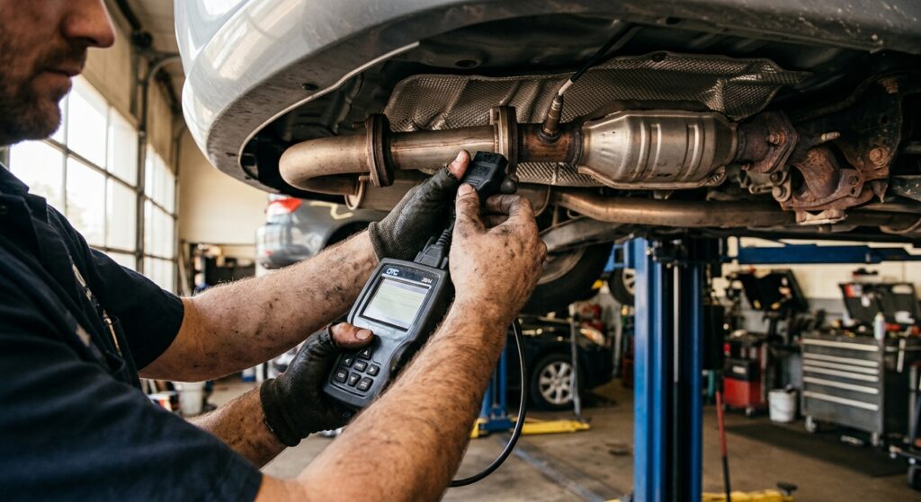 Code P0420 : Efficacité du système de catalyseur inférieure au seuil (Banque 1)